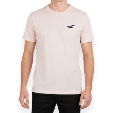 Franela Hollister Rosa Clara