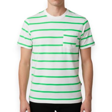 Franela Blanca de Rayas