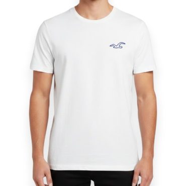 Franela Hollister Blanca