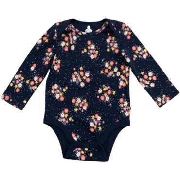 Body Manga Larga Estampado