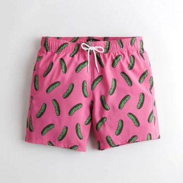 Short Playero Estampado Hollister
