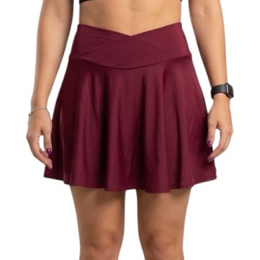 Falda Vino Pretina Cruzada Vino