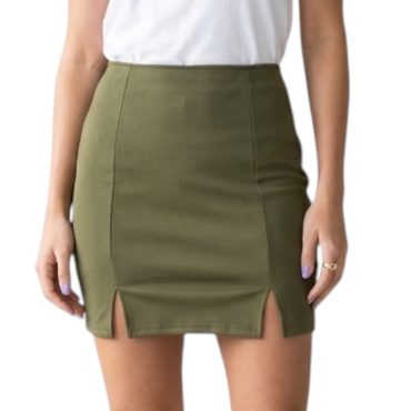 Falda verde militar