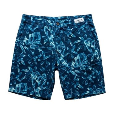 Bermuda Casual Azul Estampada