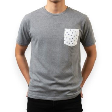 Franela Gris con Bolsillo