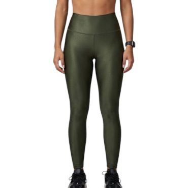 Lycra deportiva larga verde militar