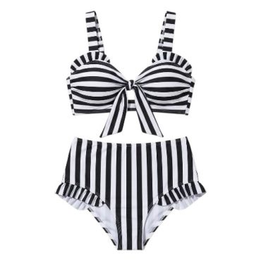 Traje de Baño de Rayas