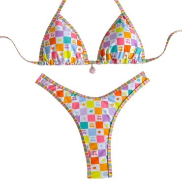 Traje de Baño Estampado Hilo