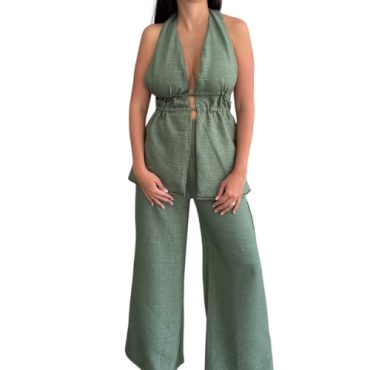 Conjunto Escotado Verde