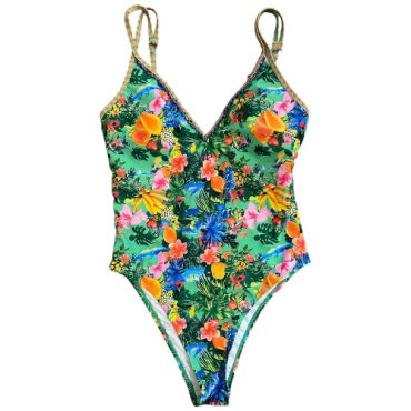 Traje de Baño Estampado Entero