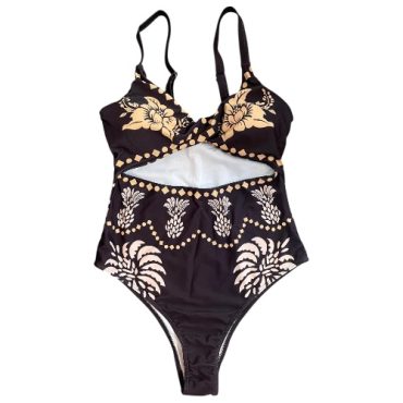 Traje de Baño Entero Estampado