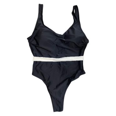 Traje de Baño Entero Negro Lazo