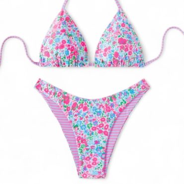 Traje de Baño Triangulo Estampado