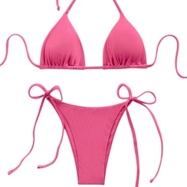 Traje de Baño Triangulo Fuscia