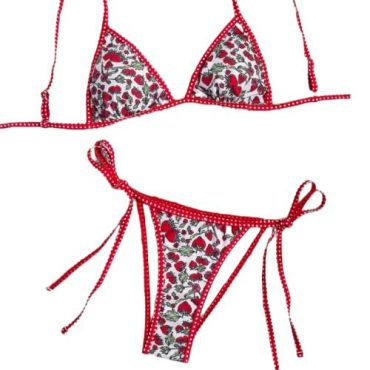 Traje de Baño triangulo fresas