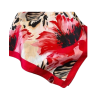 Pañoleta de Seda Estampada Roja