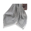 Pañoleta de Seda Rayas Negra