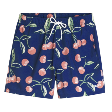 Short Playero Hollister azul cerezas