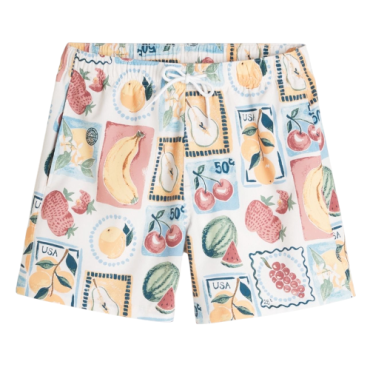 Short Playero Hollister estampado frutas