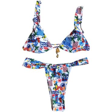 Traje de baño estampado