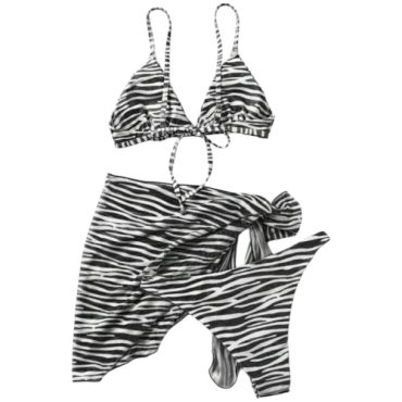 Traje de baño zebra