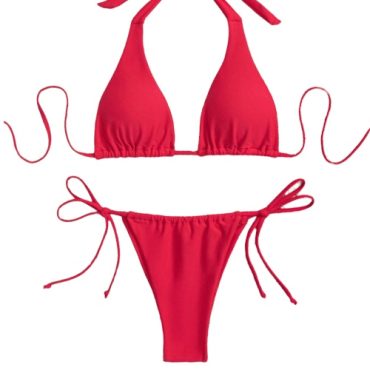 Traje de Baño Triángulo Rojo