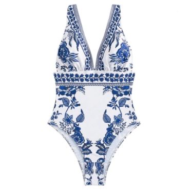 Traje de Baño Entero Azul