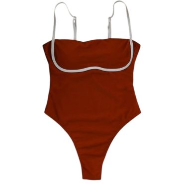 Traje de baño entero ladrillo