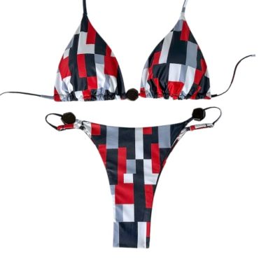 Traje de Baño Semi Hilo Estampado