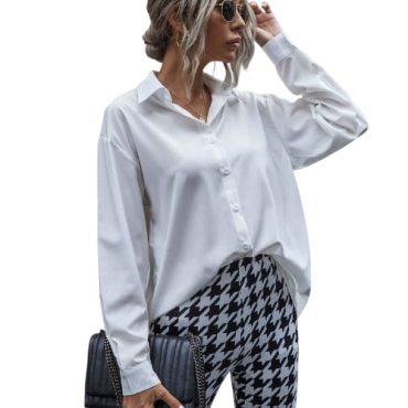 Camisa Blanca Manga Larga