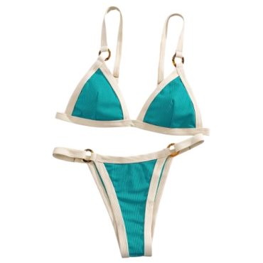 Traje de Baño Triángulo Turquesa