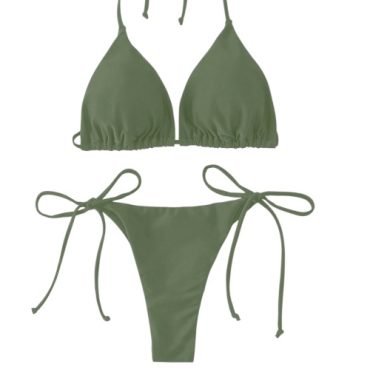 Traje de Baño Verde Oliva