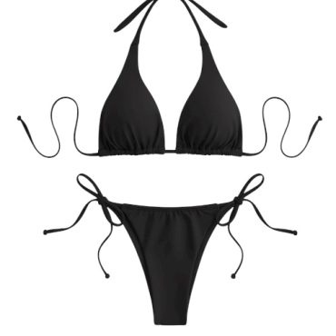 Traje de Baño Triángulo Negro