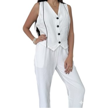 Conjunto Blanco Chaleco