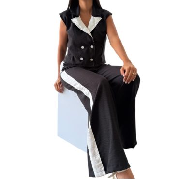 Conjunto Negro con Blanco