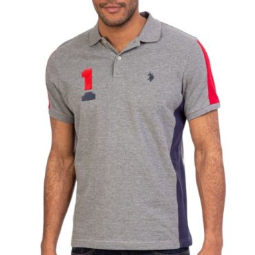 Chemise Polo Gris