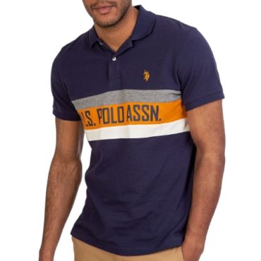 Chemise Polo Azul