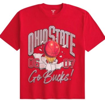 Franela Hollister Roja OHIO STATE