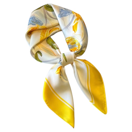 Pañoleta de Seda Amarilla