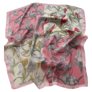 Pañoleta de Seda Rosada
