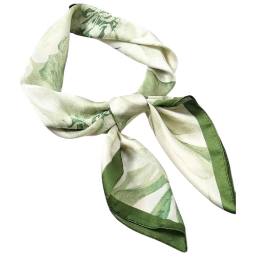 Pañoleta de Seda Verde