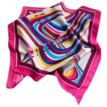 Pañoleta de Seda Fucsia