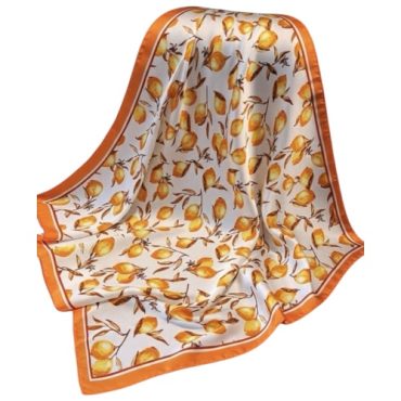 Pañoleta de Seda Naranja