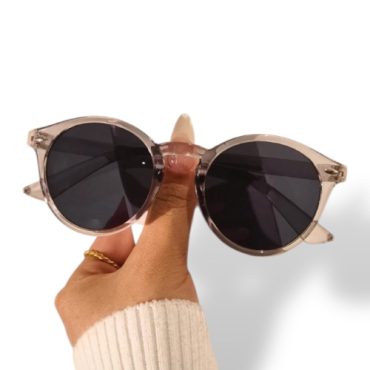 Lentes Grises Cristal Negro