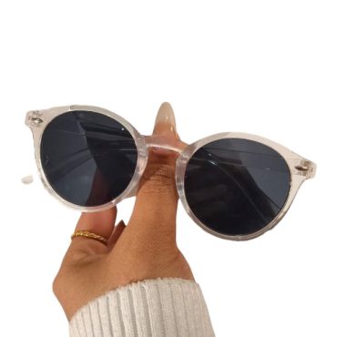 Lentes Blancos Cristal Negro