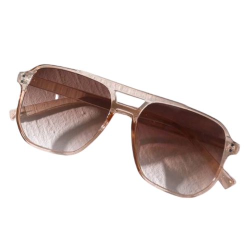 Lentes Beige Cristal Marrón