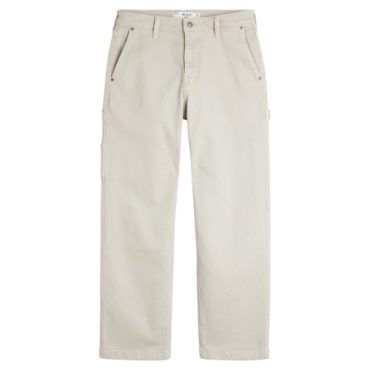 Pantalón Hollister Beige Baggy Strech