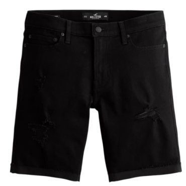 Bermuda Hollister Negra con Rotos
