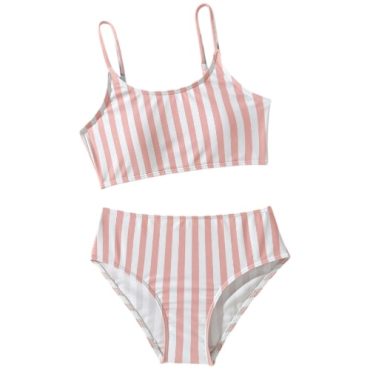 Traje de baño niña rayas