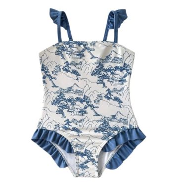 Traje de baño niña estampado